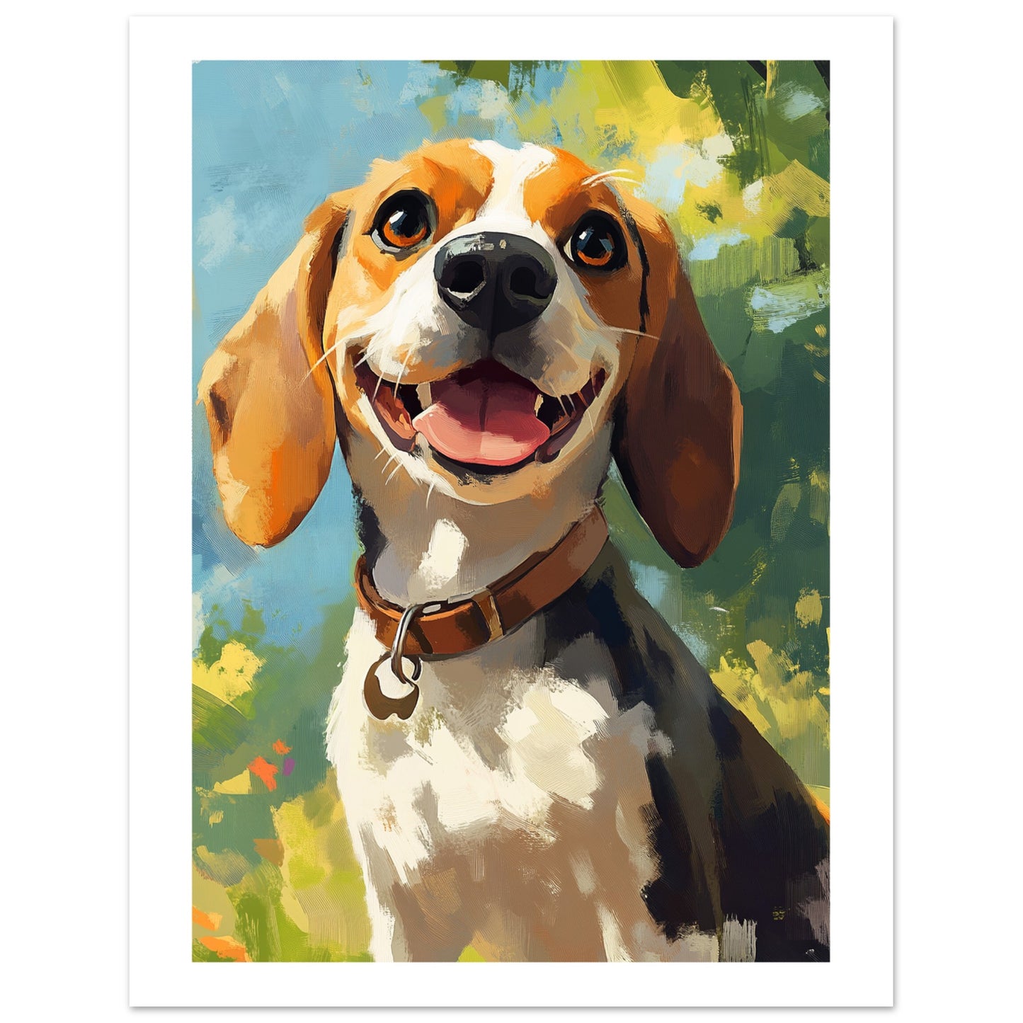 Beagel dog poster