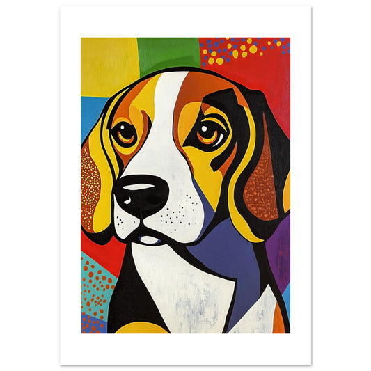 Beagel dog poster
