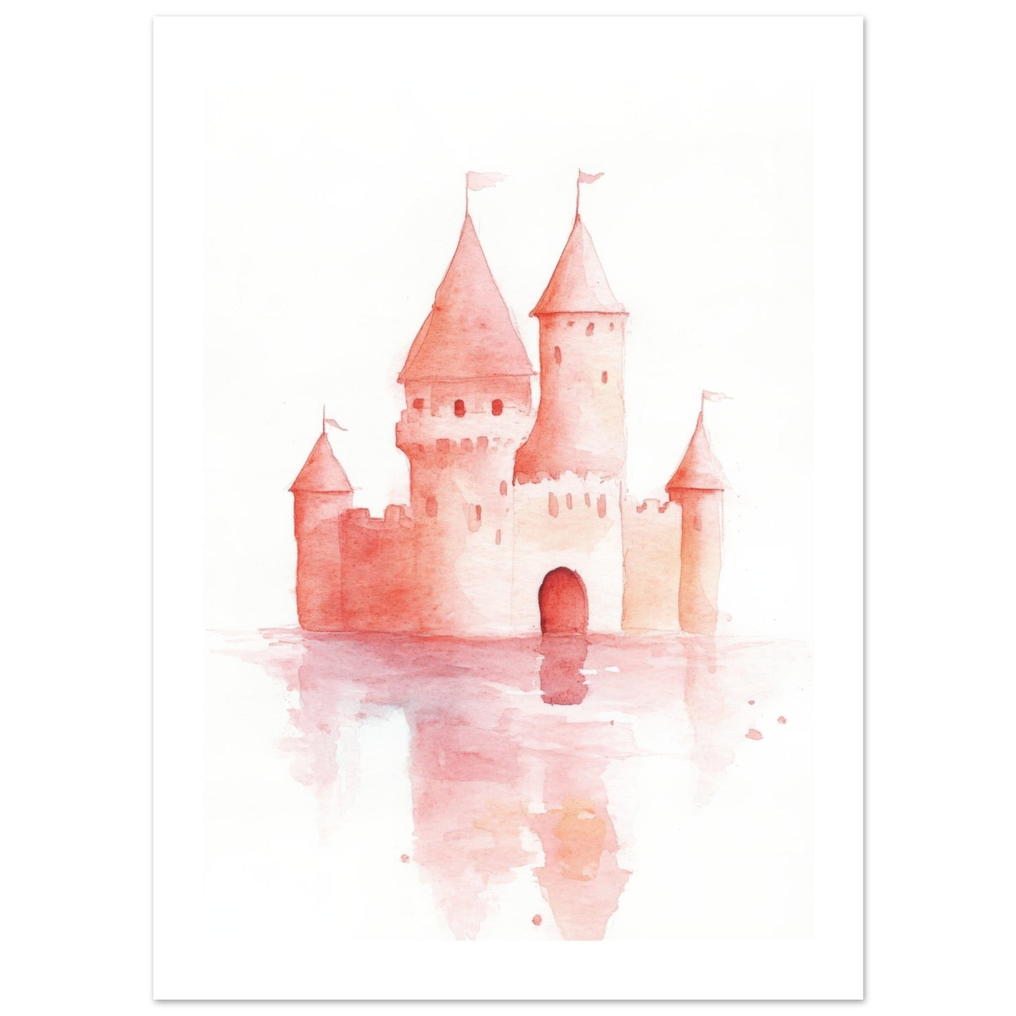 Kids Poster - Castle As A Colorful Painting 2