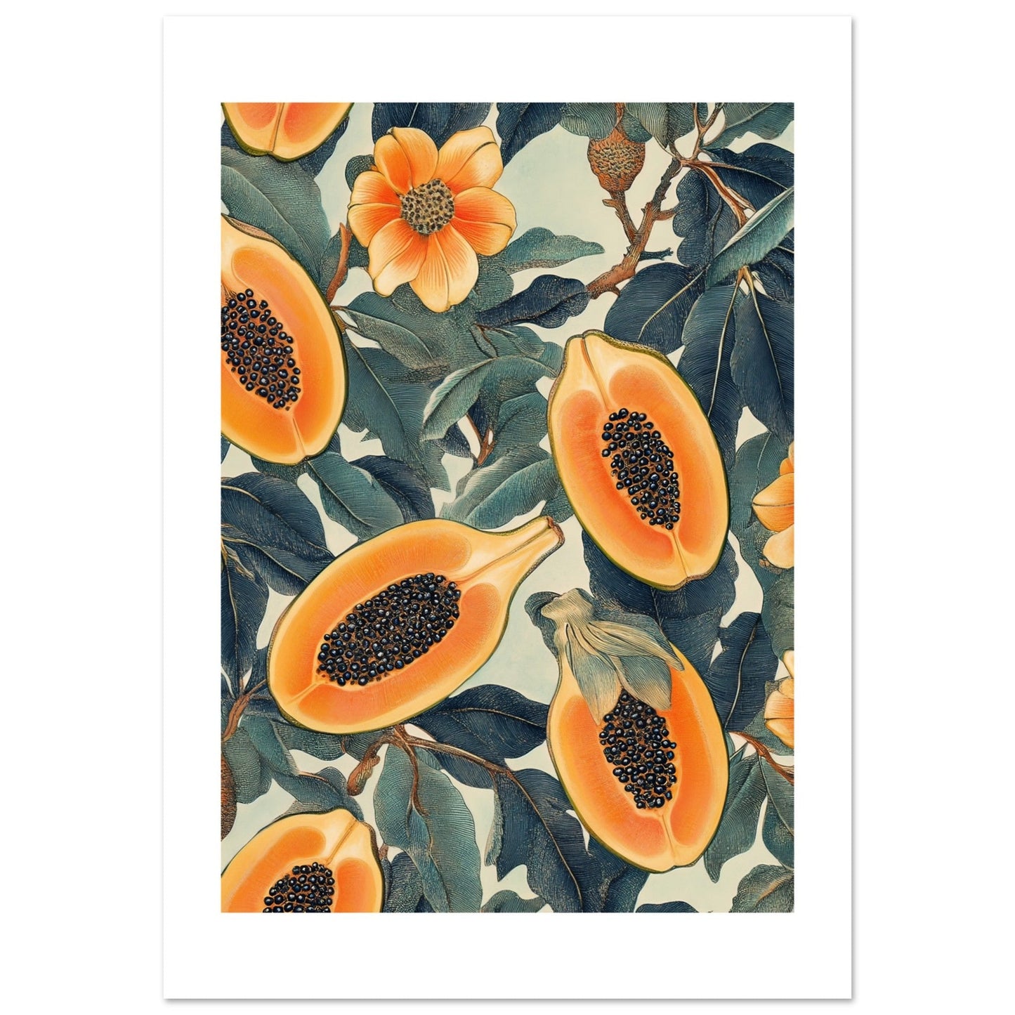 A pattern of Papayas 1