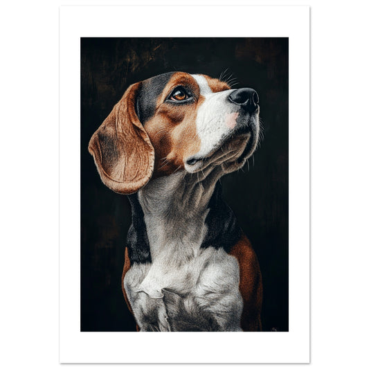 Beagel dog poster