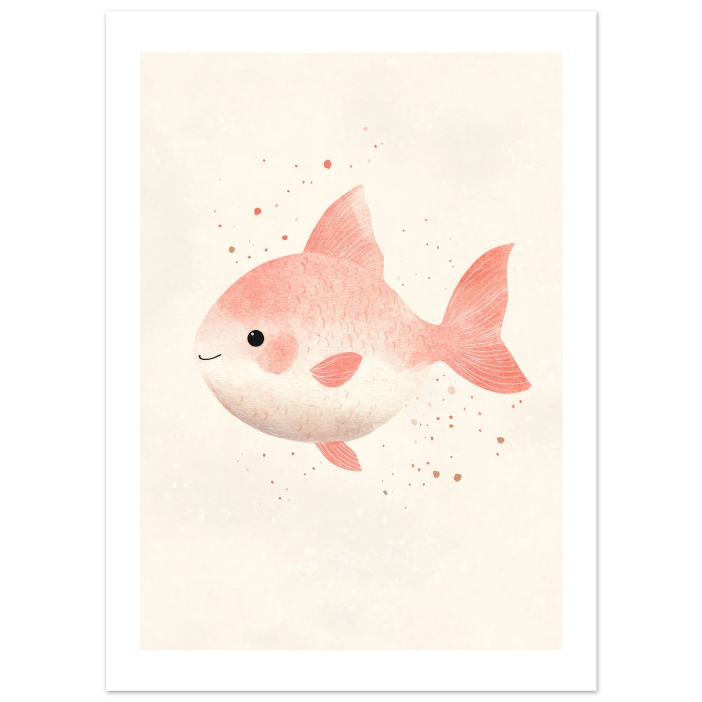 Kids Poster - Fish As A Colorful Painting 1
