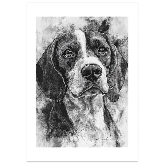 Beagel dog poster