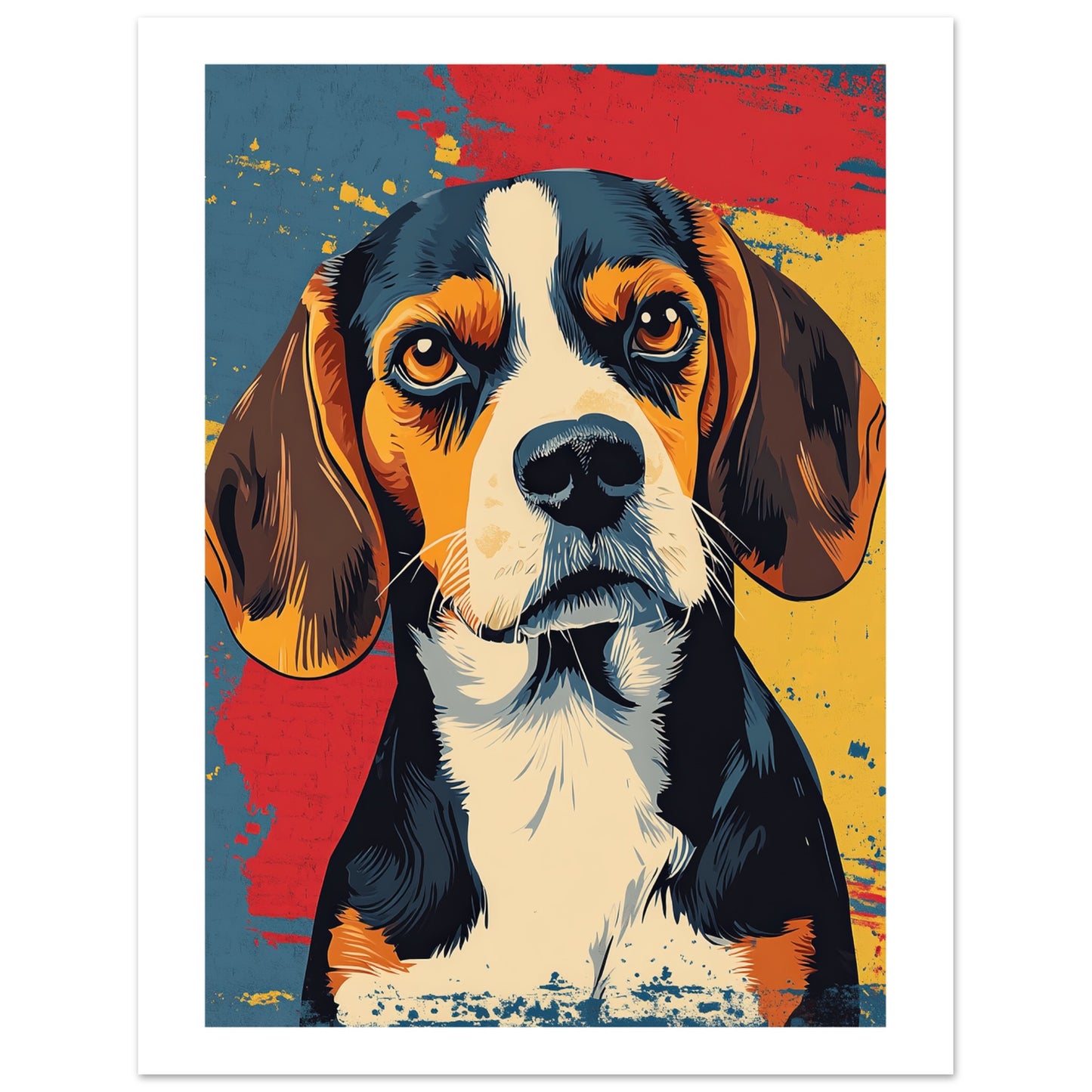 Beagel dog poster
