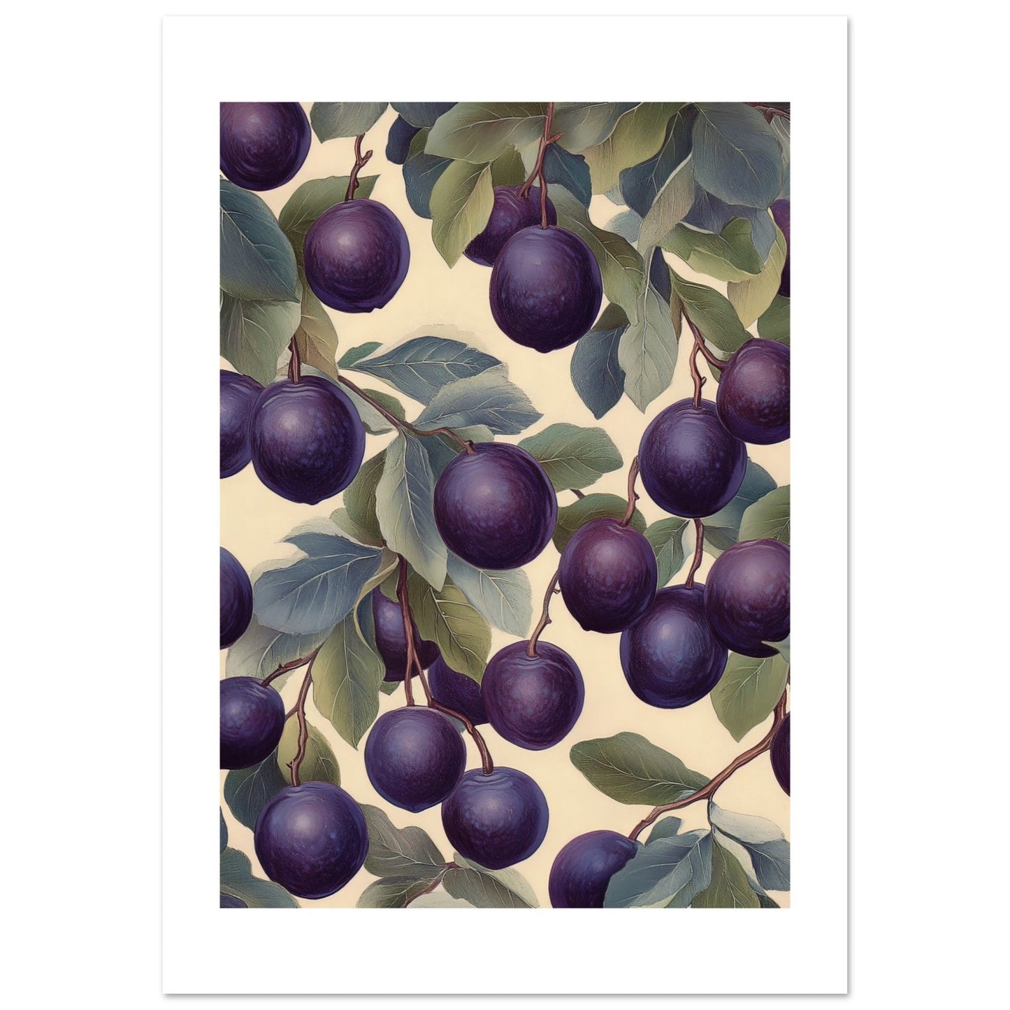 A pattern of Plums 1