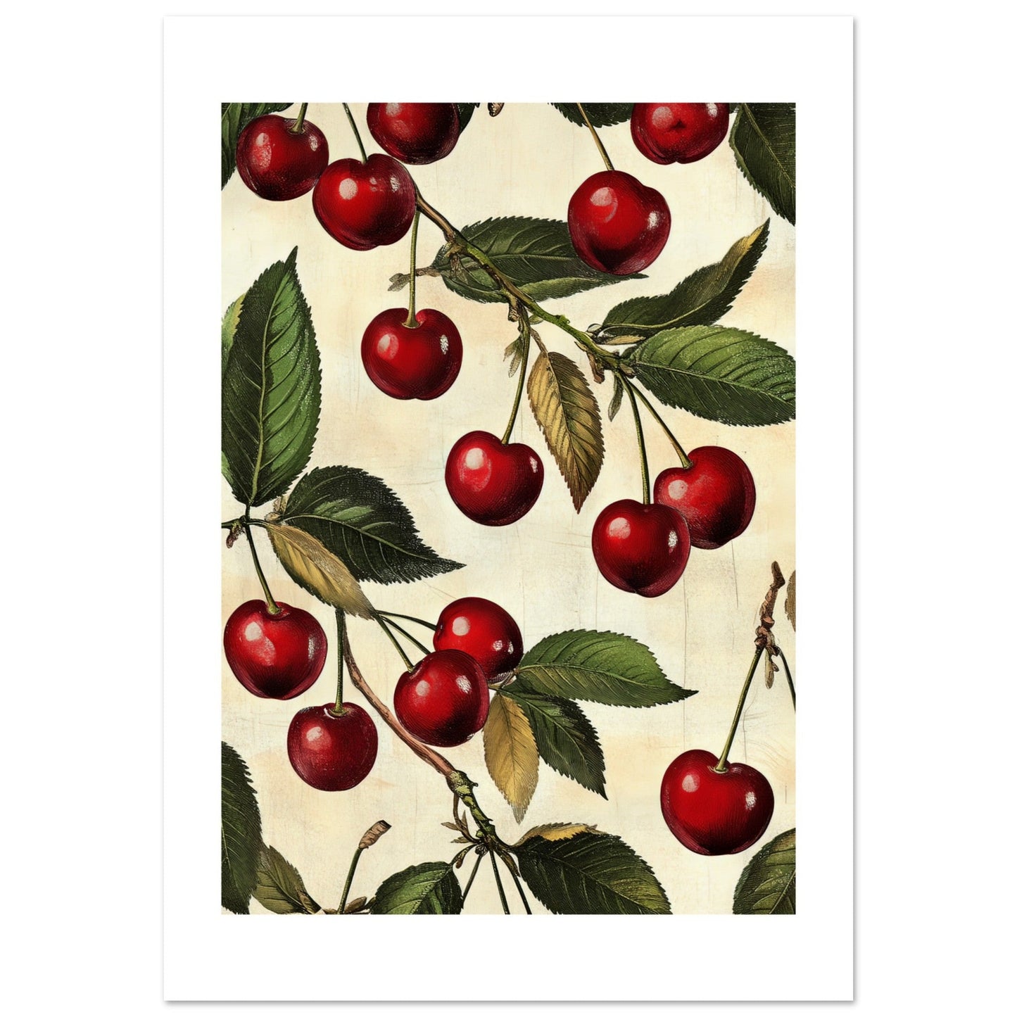 A pattern of Cherries 2