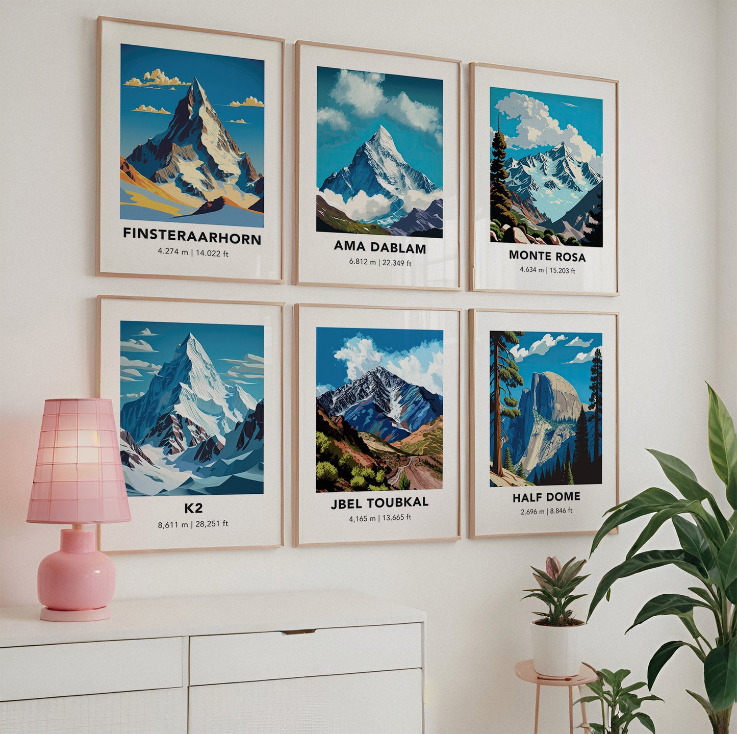 Finsteraarhorn poster, Finsteraarhorn print, Finsteraarhorn wall art