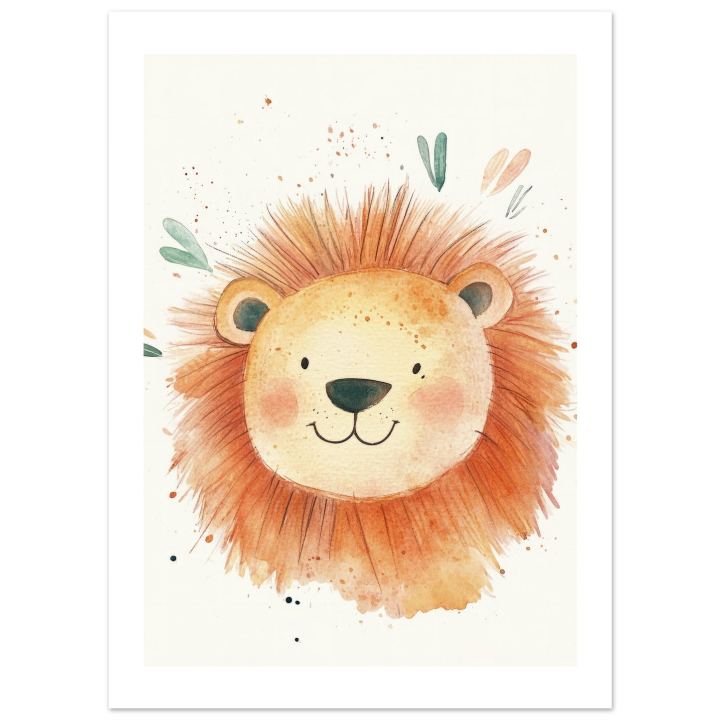 Kids Poster - Lion As A Colorful Painting 4