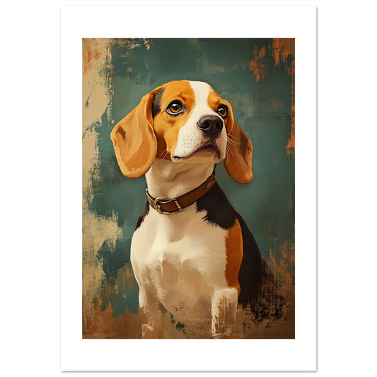 Beagel dog poster