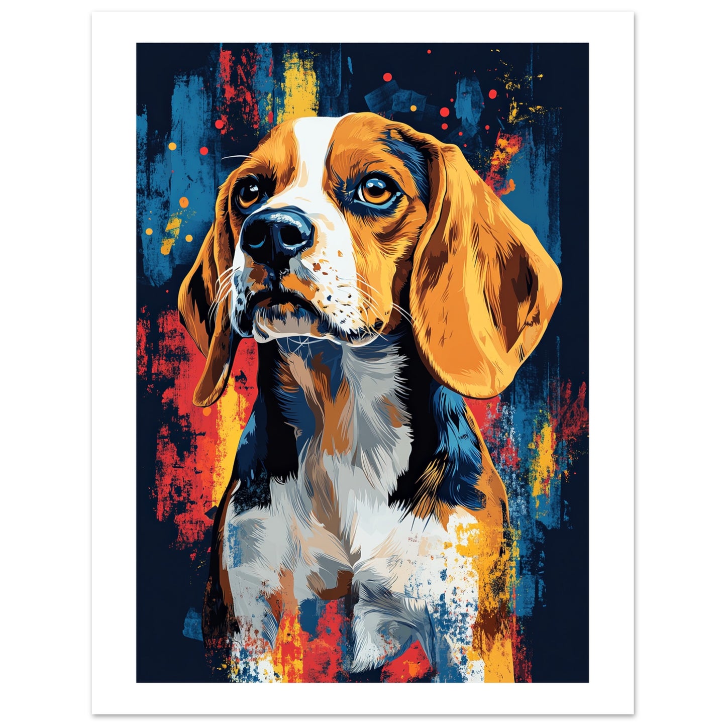 Beagel dog poster