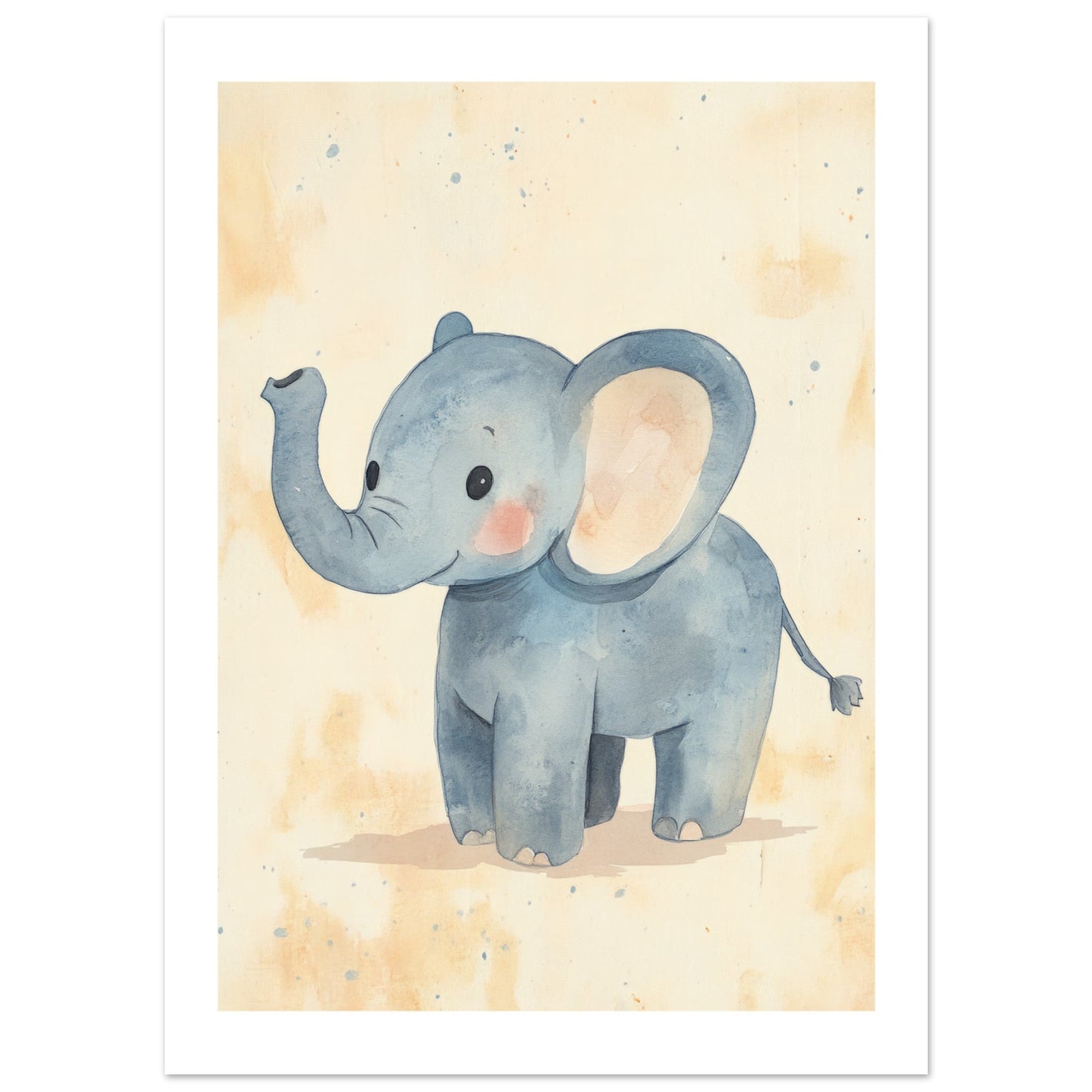 Kids Poster - Elephant As A Colorful Painting 2