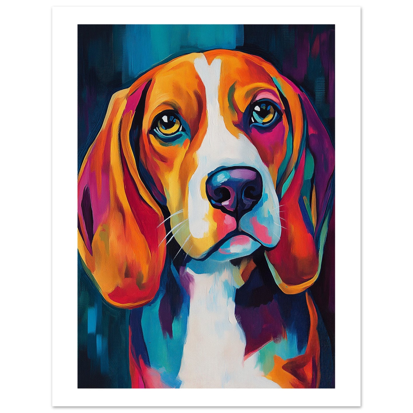 Beagel dog poster