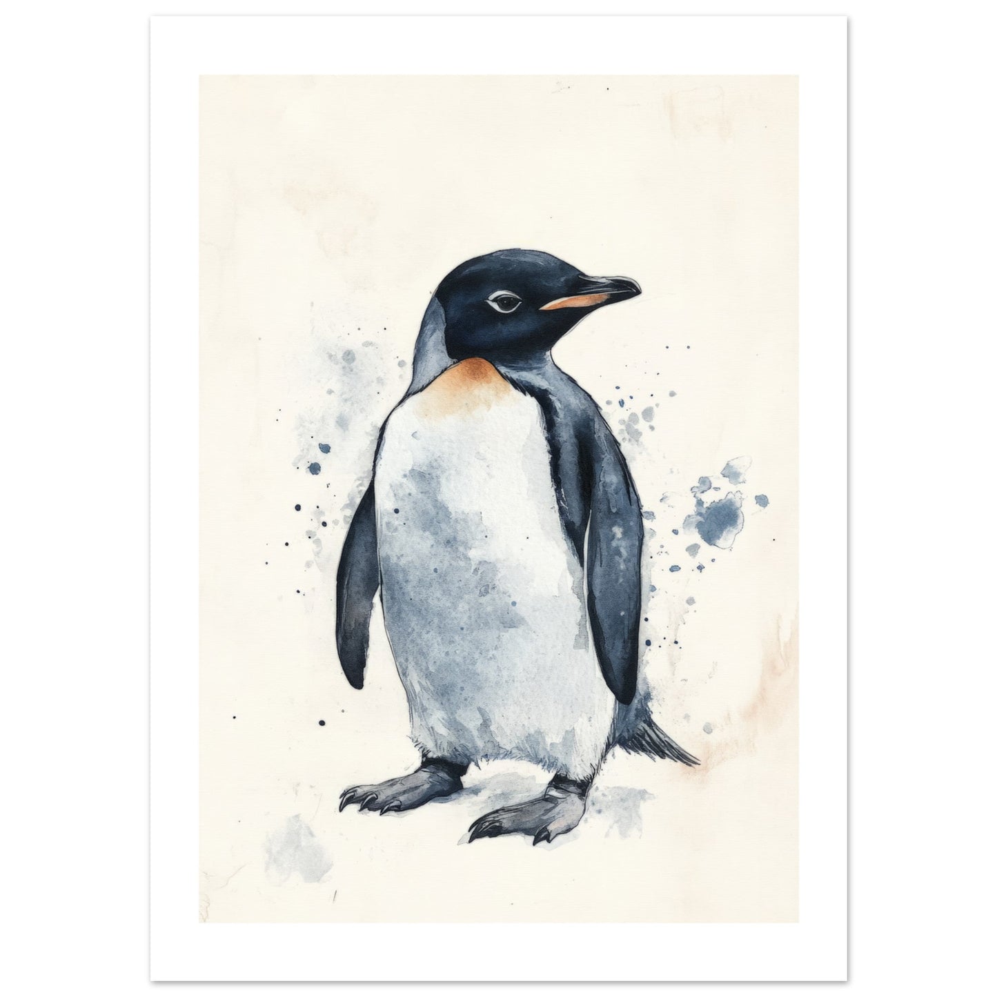 Kids Poster - Penguin As A Colorful Painting 1