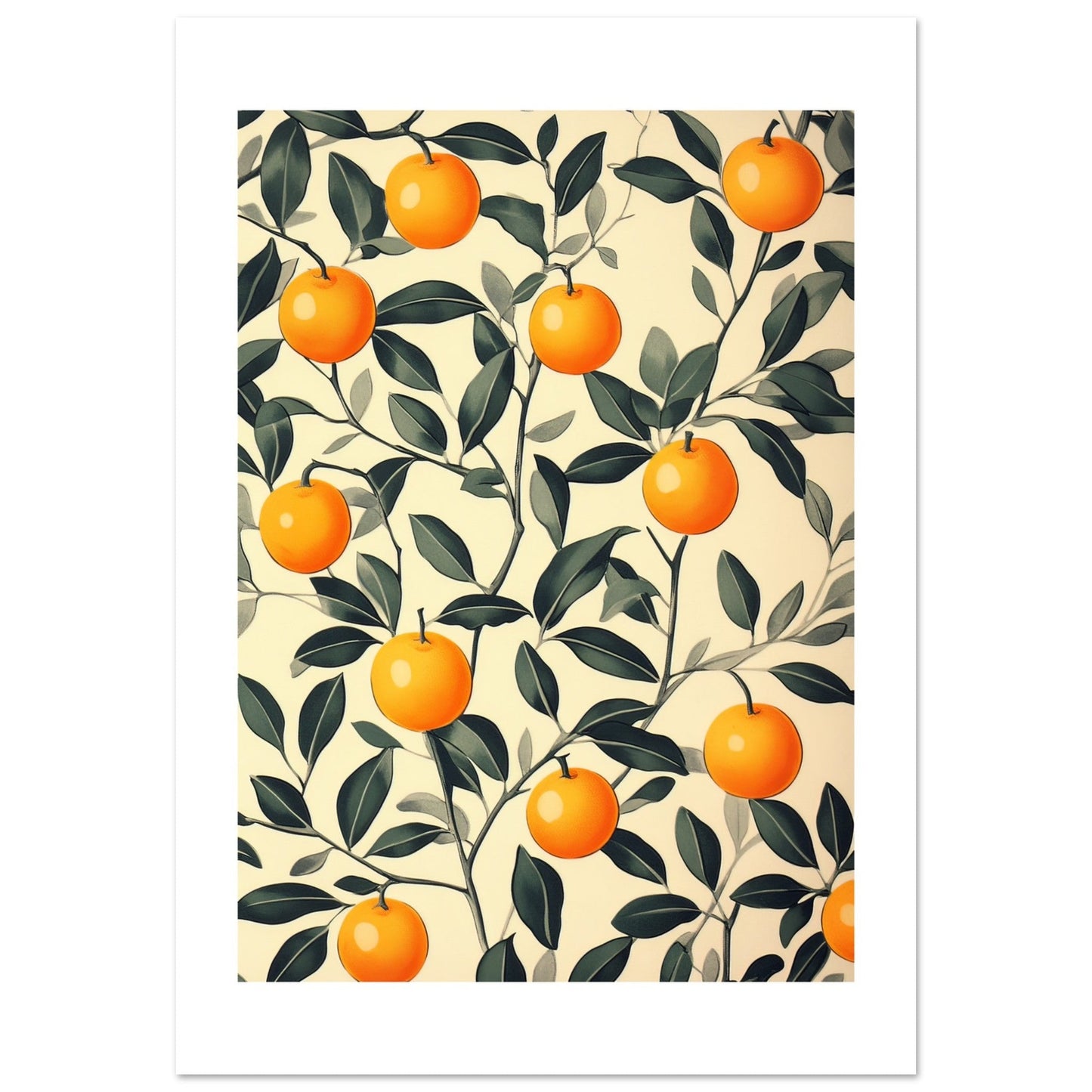 A pattern of Kumquats