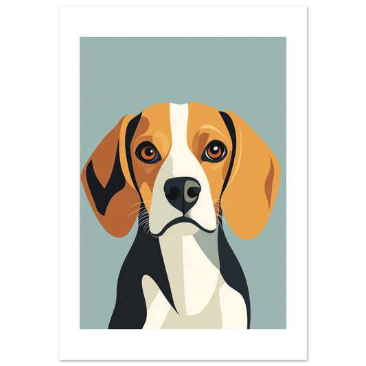 Beagel dog poster