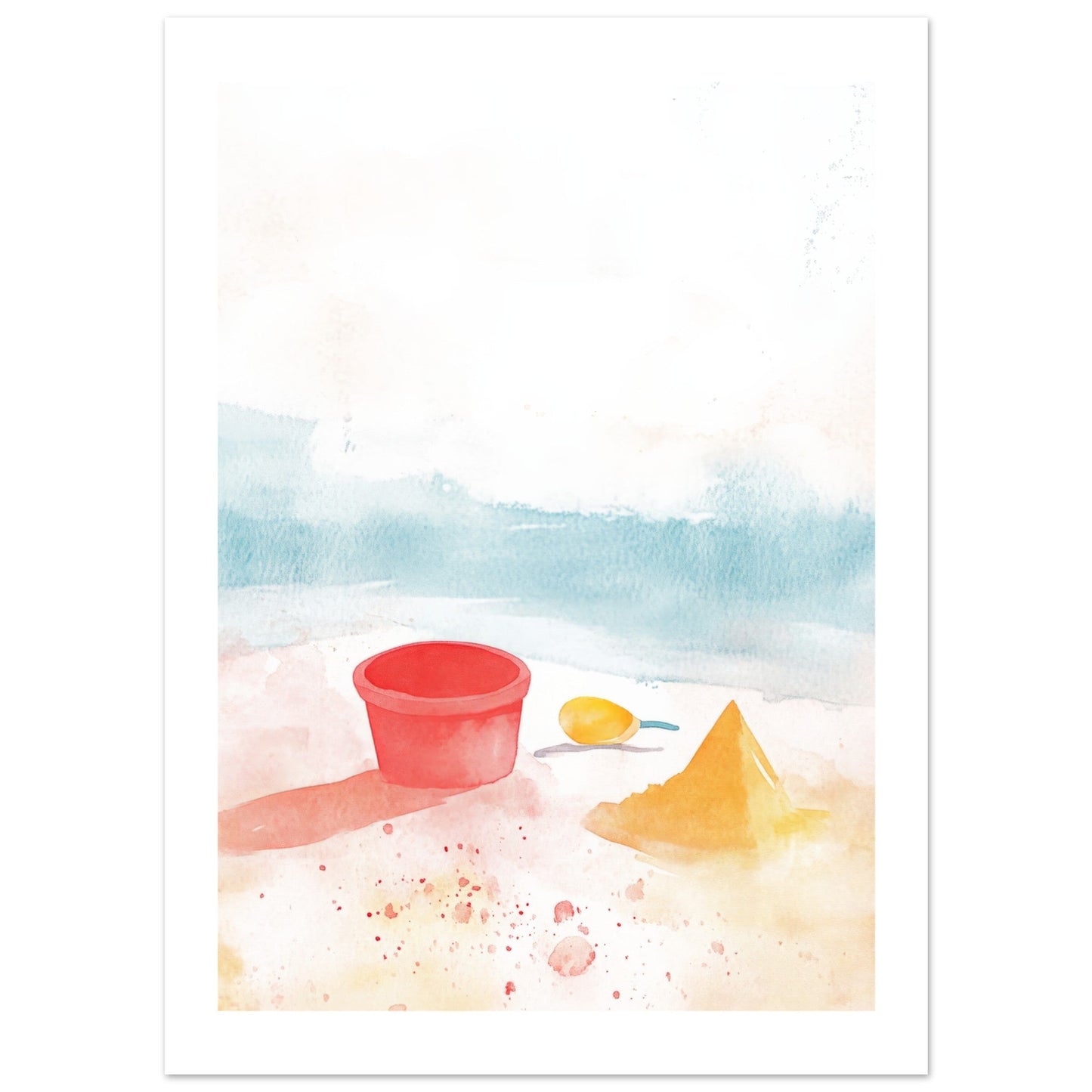 Kids Poster - Sandbox As A Colorful Painting