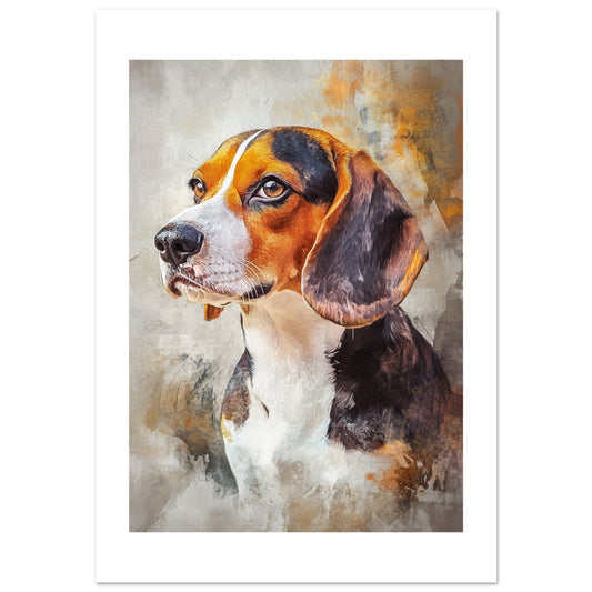 Beagel dog poster