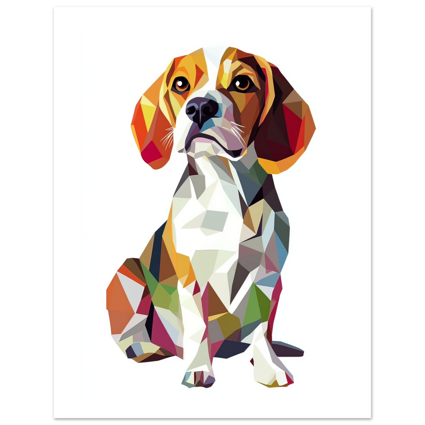 Beagel dog poster