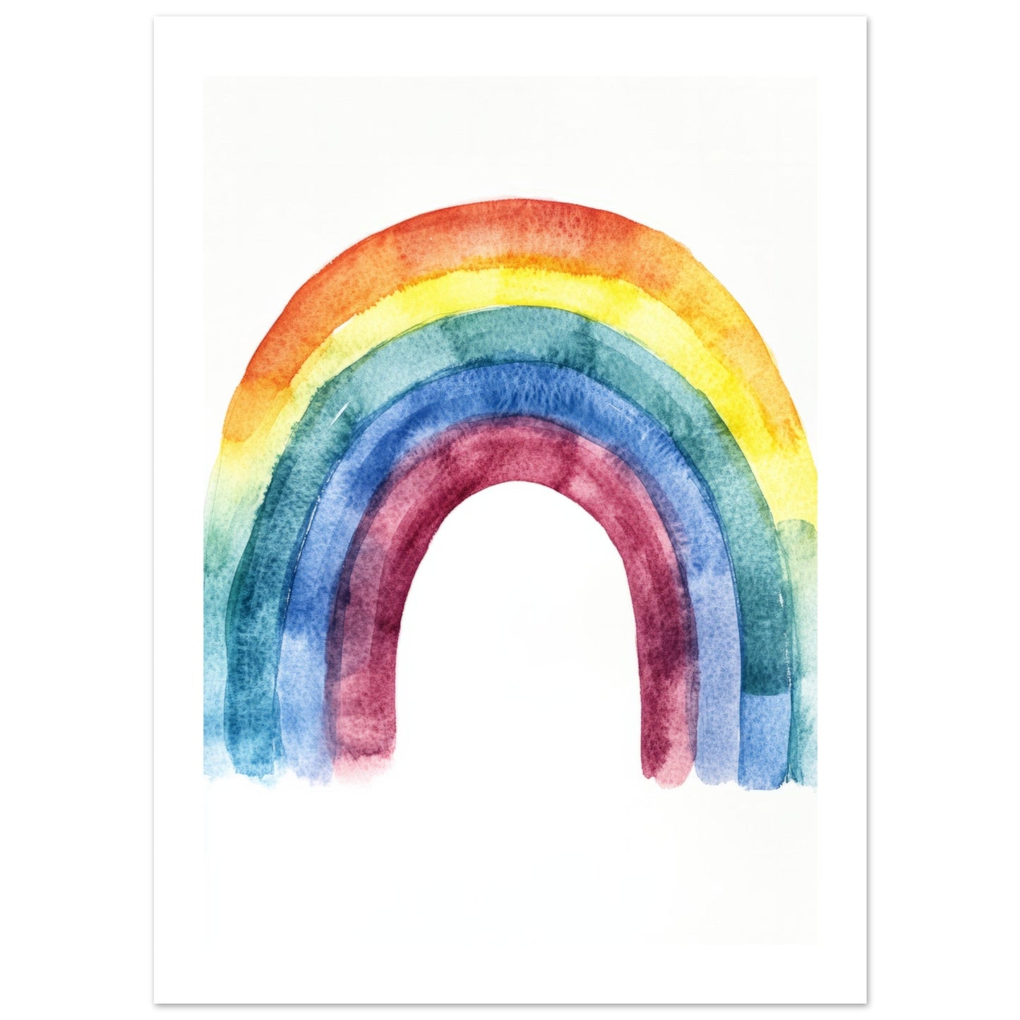 Kids Poster - Rainbow As A Colorful Painting 1
