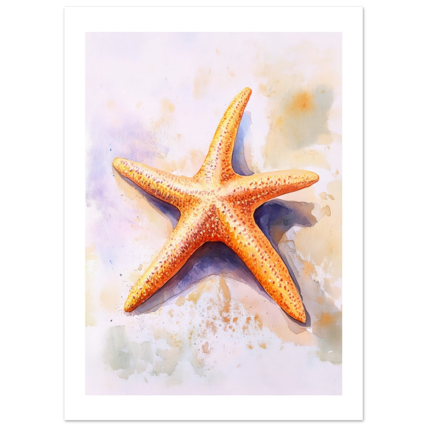 Kids Poster - Starfish As A Colorful Painting 1
