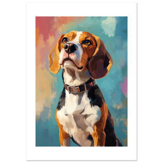 Beagel dog poster