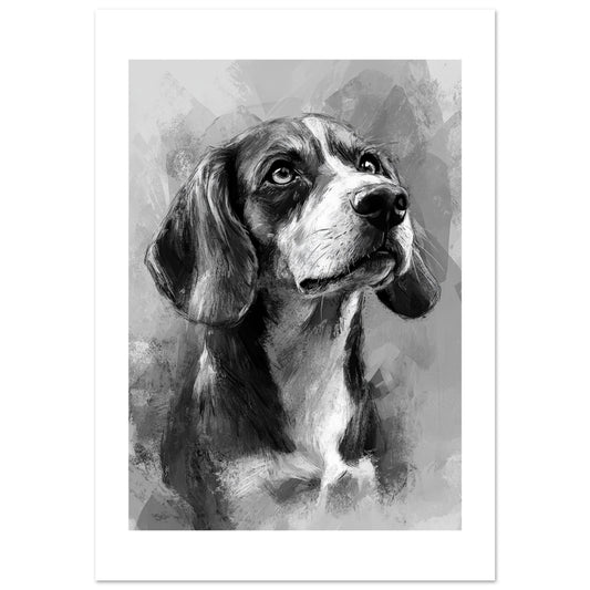 Beagel dog poster