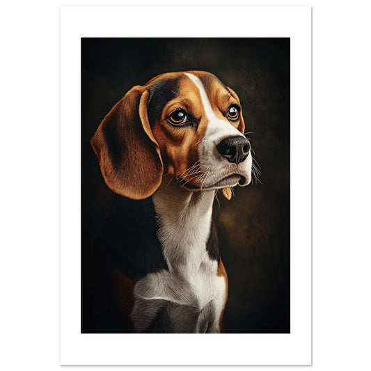 Beagel dog poster