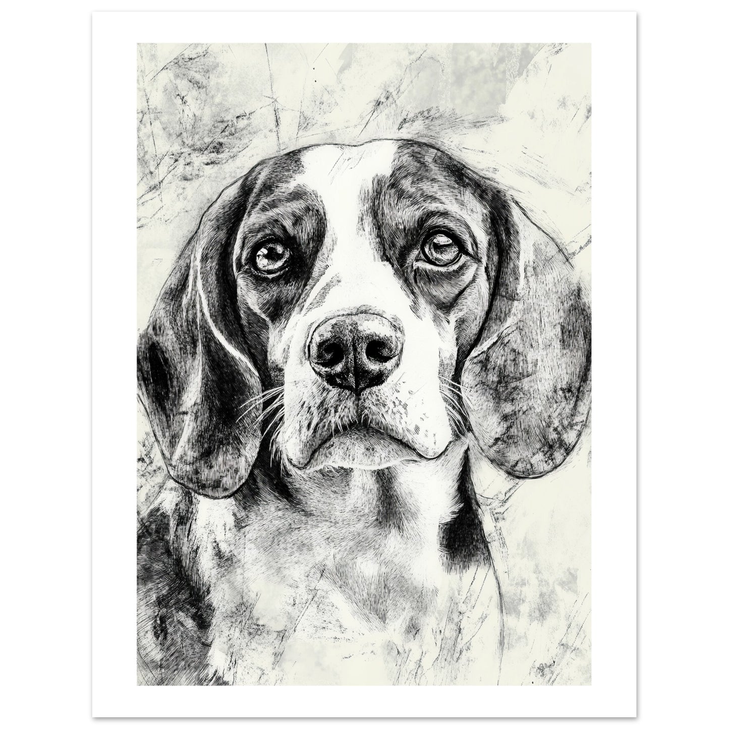Beagel dog poster