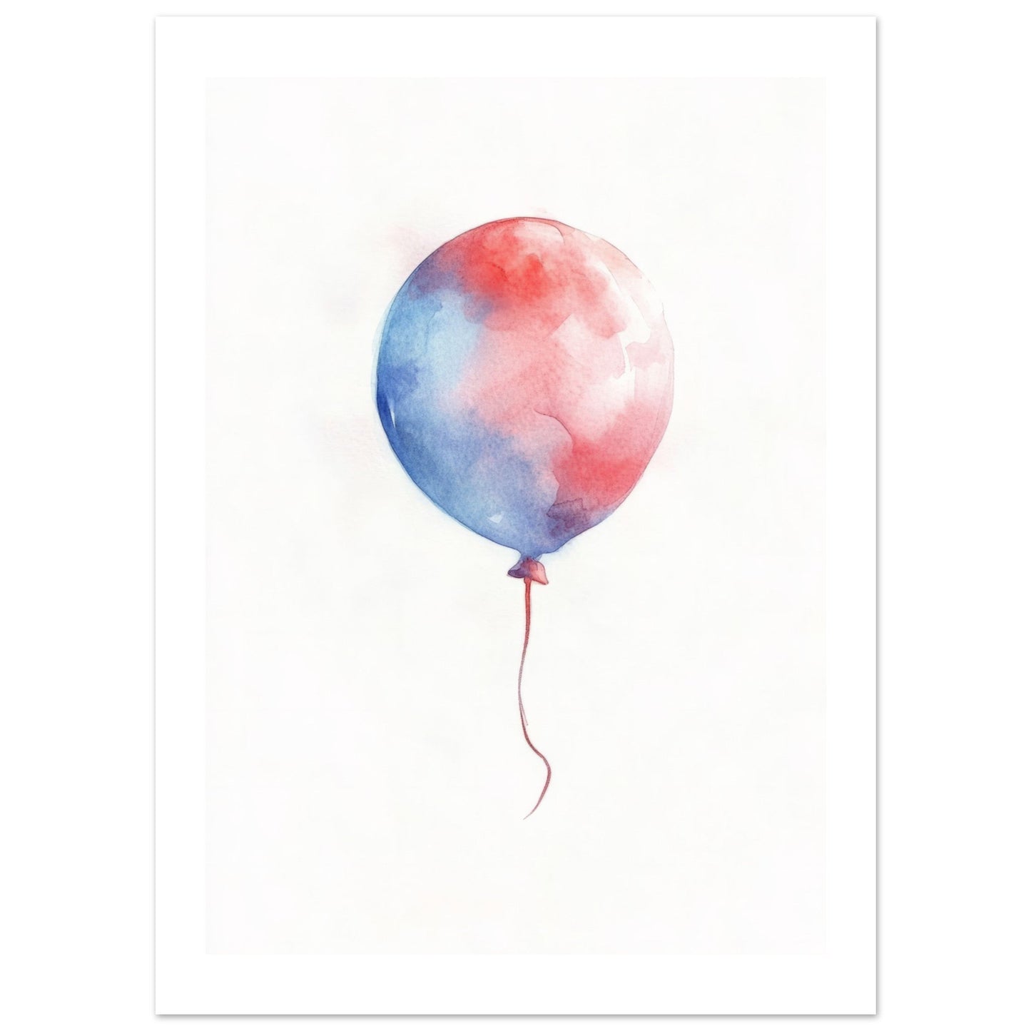Kids Poster - Balloon As A Colorful Painting