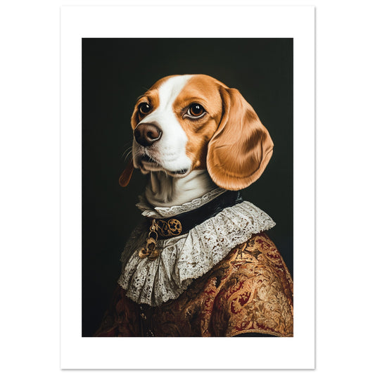 Beagel dog poster