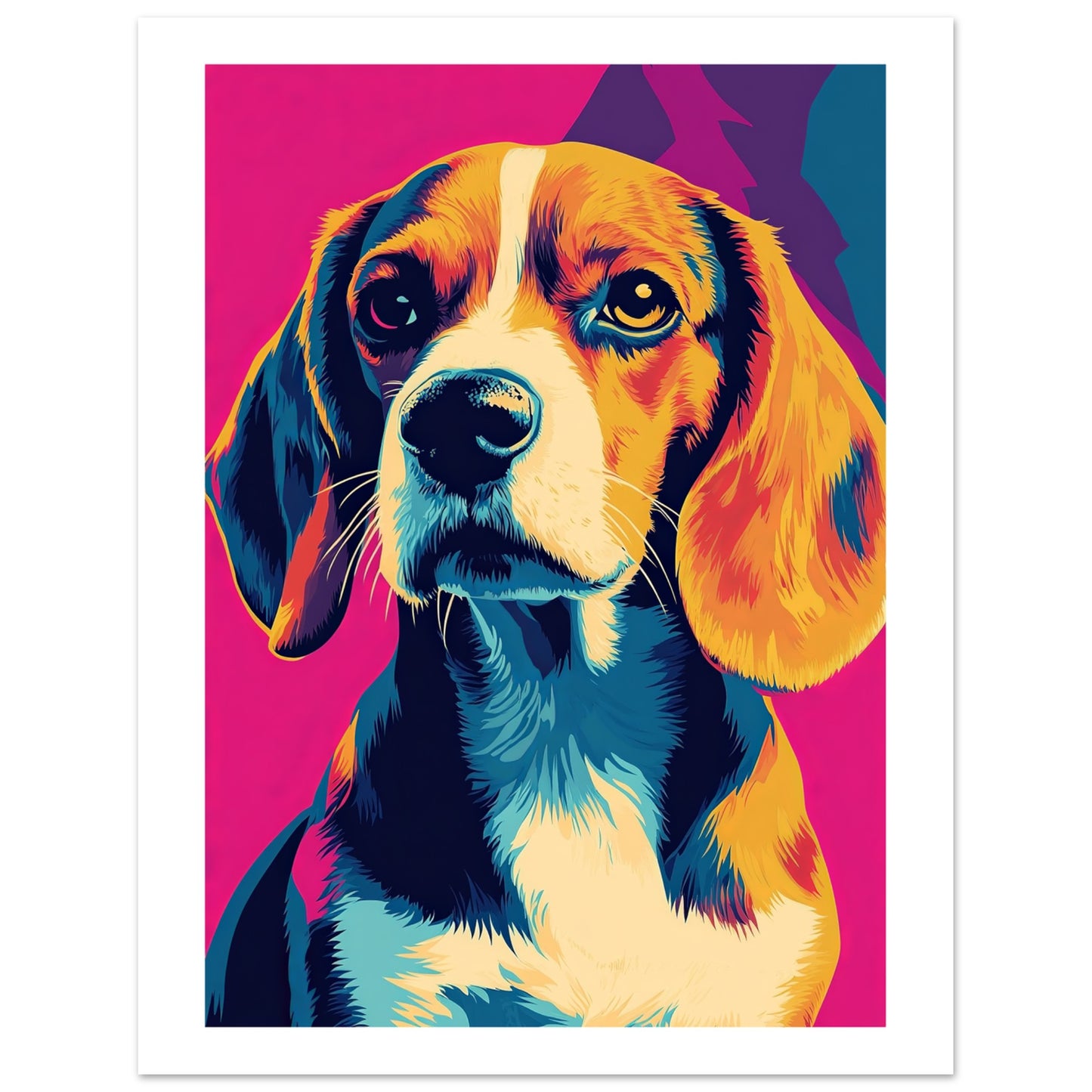 Beagel dog poster