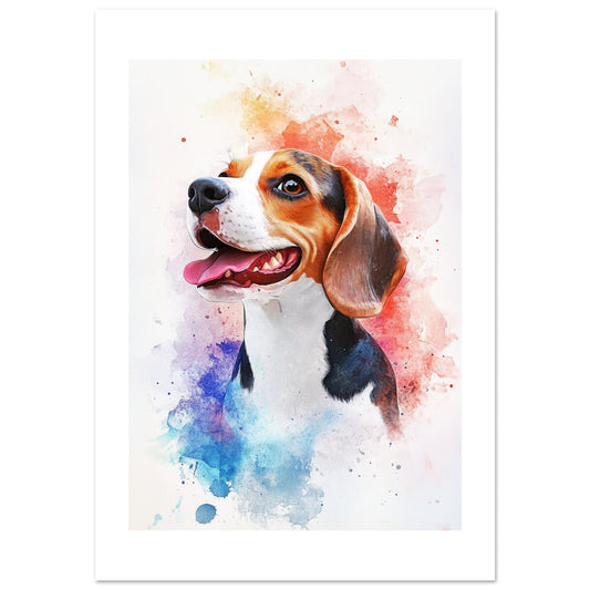 Beagel dog poster