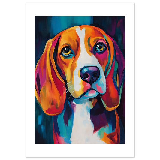 Beagel dog poster
