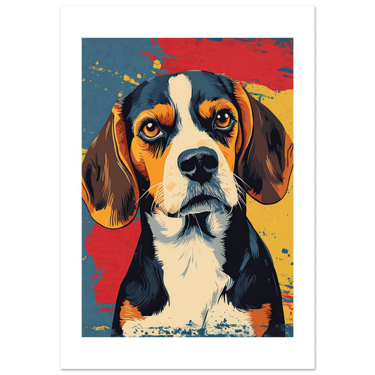 Beagel dog poster