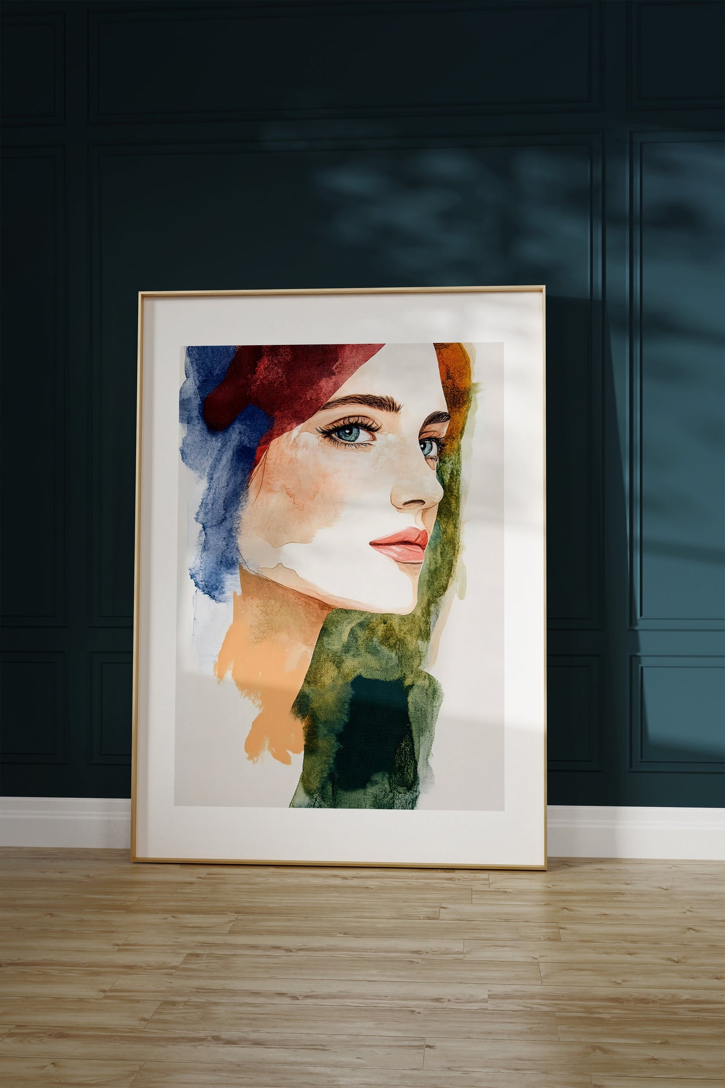 A woman in aquarell 2