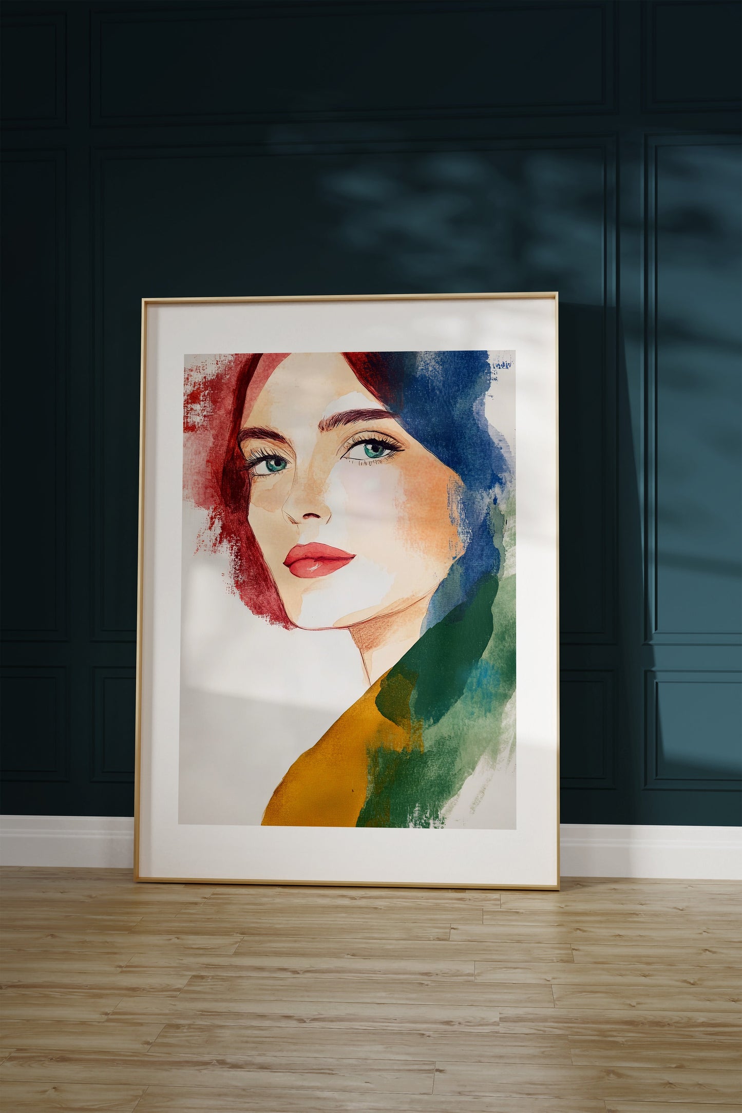 A woman in aquarell 3