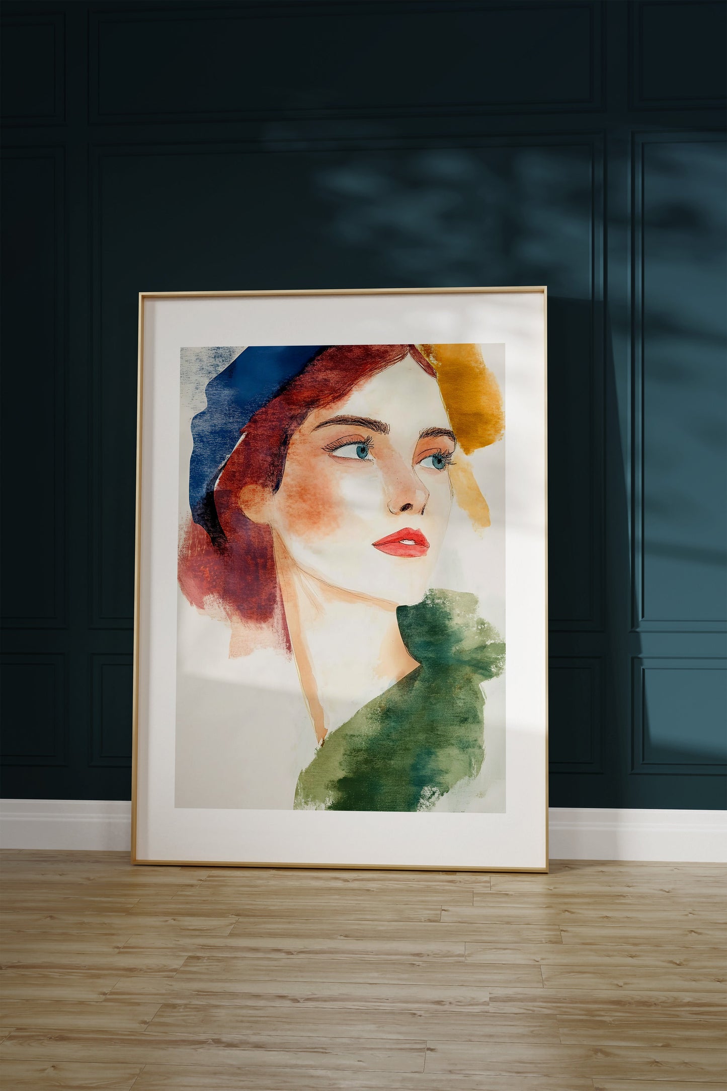 A woman in aquarell 4