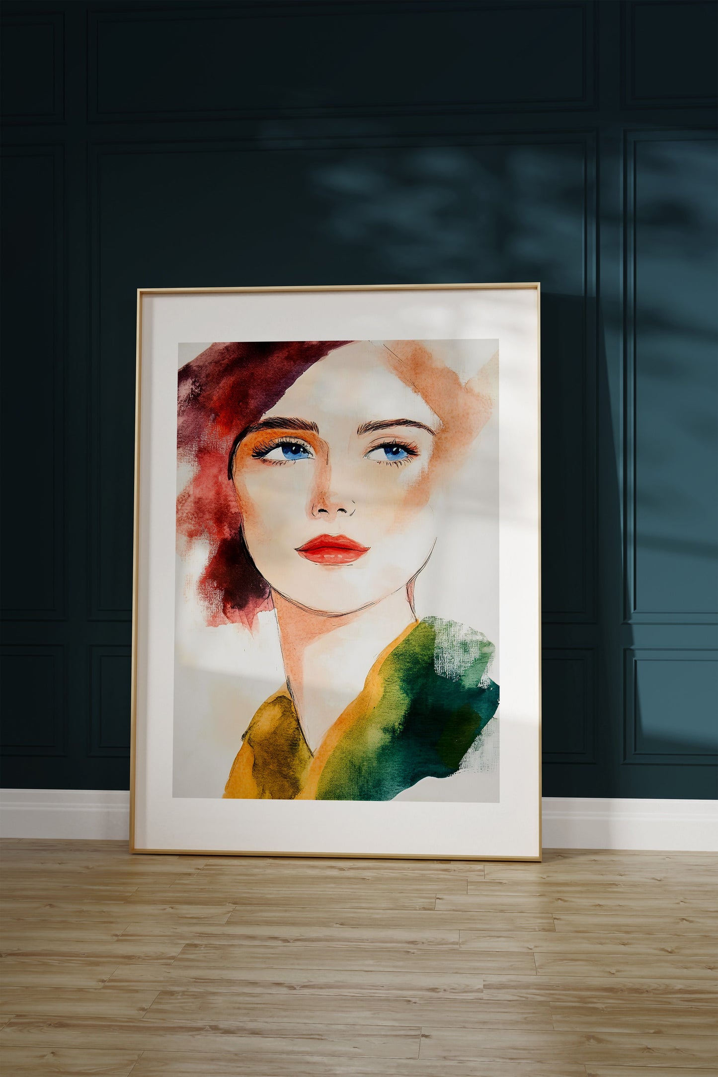 A woman in aquarell 5