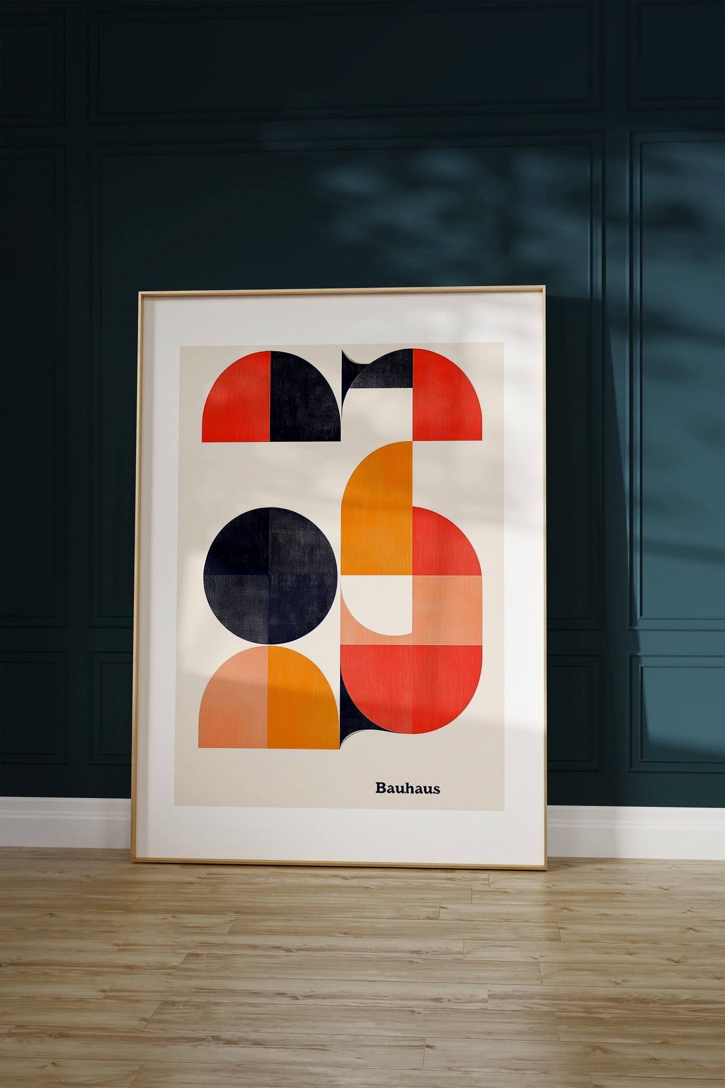 Bauhaus style pattern