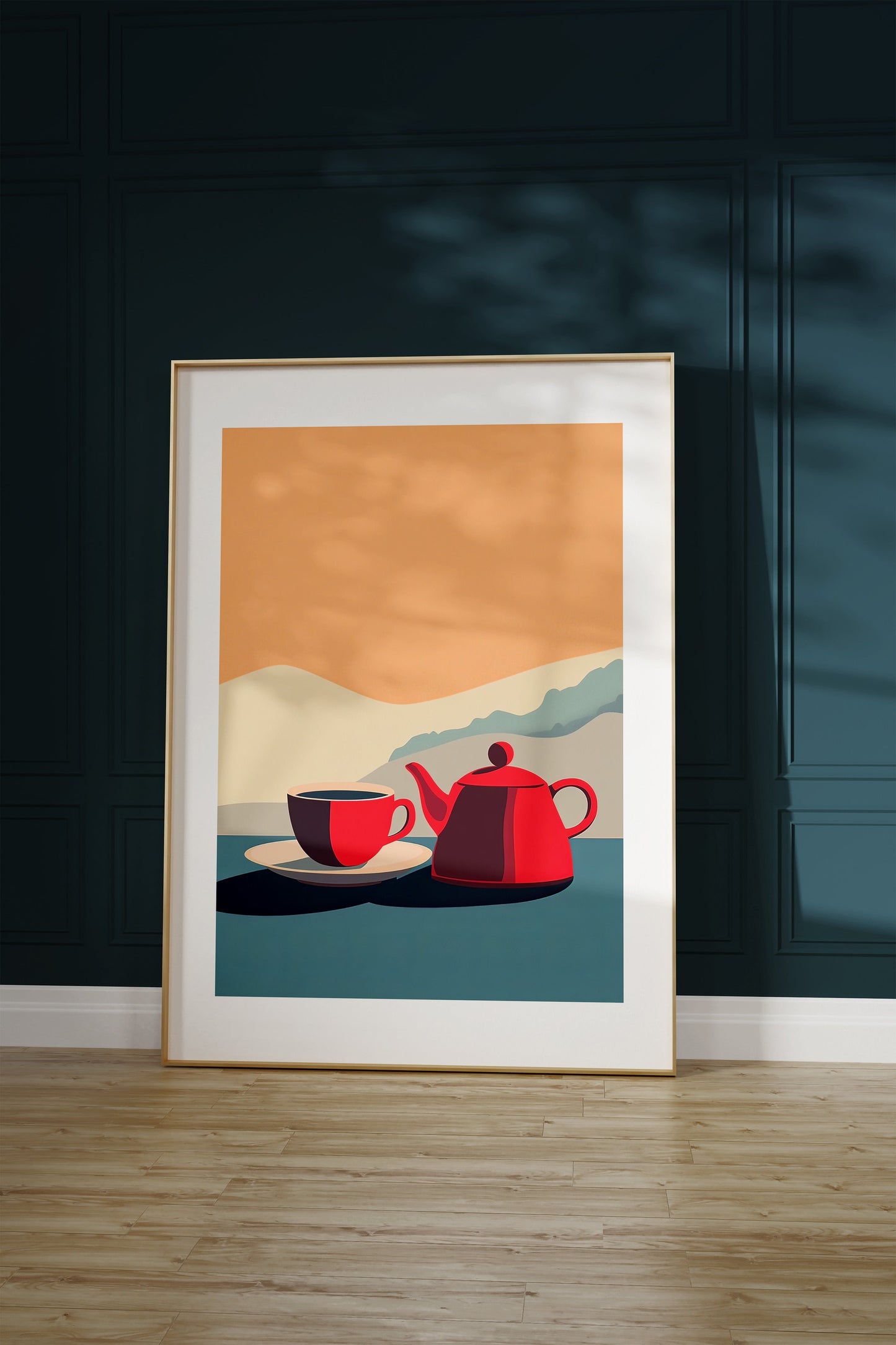 Black Tea with Pot of Tea