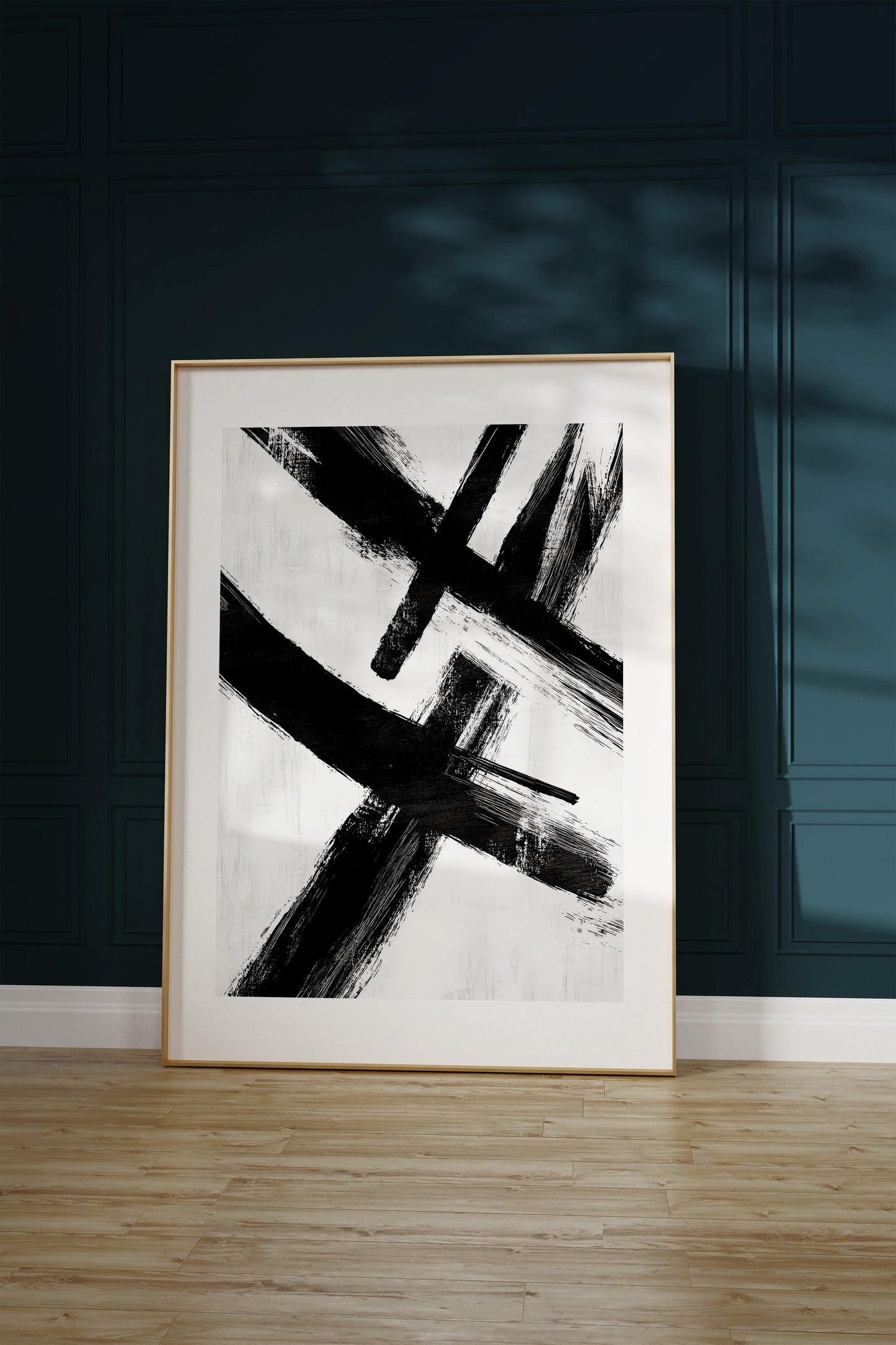 Black brushes on white 3