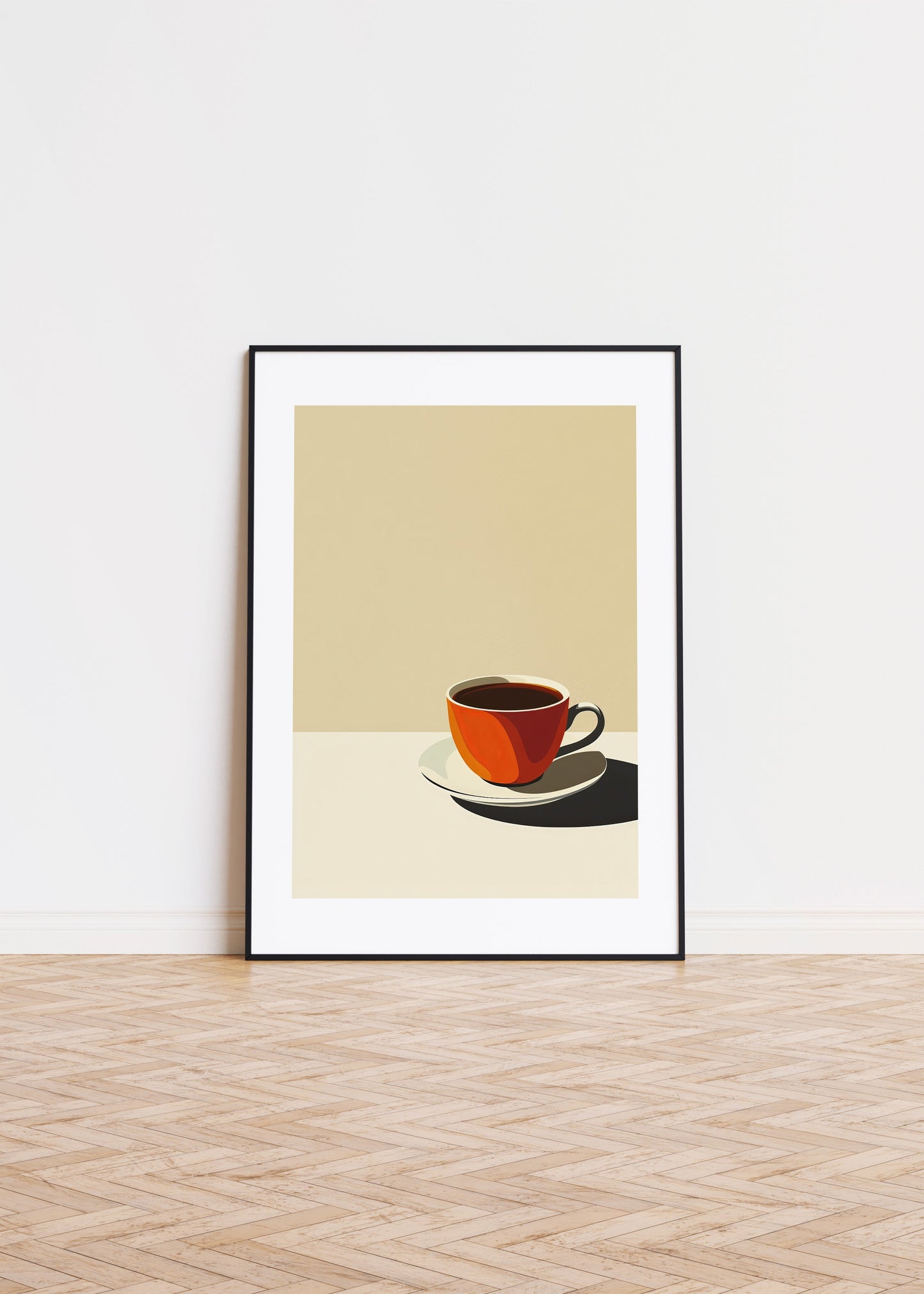 Cup of black coffee