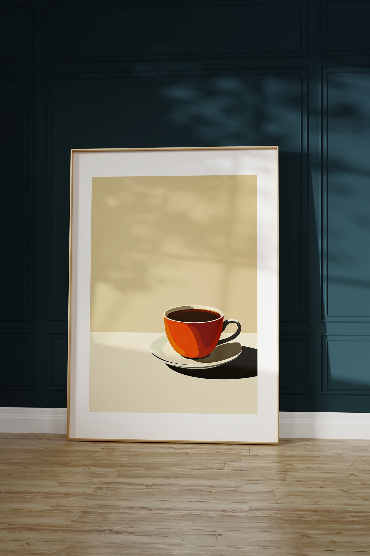 Cup of black coffee