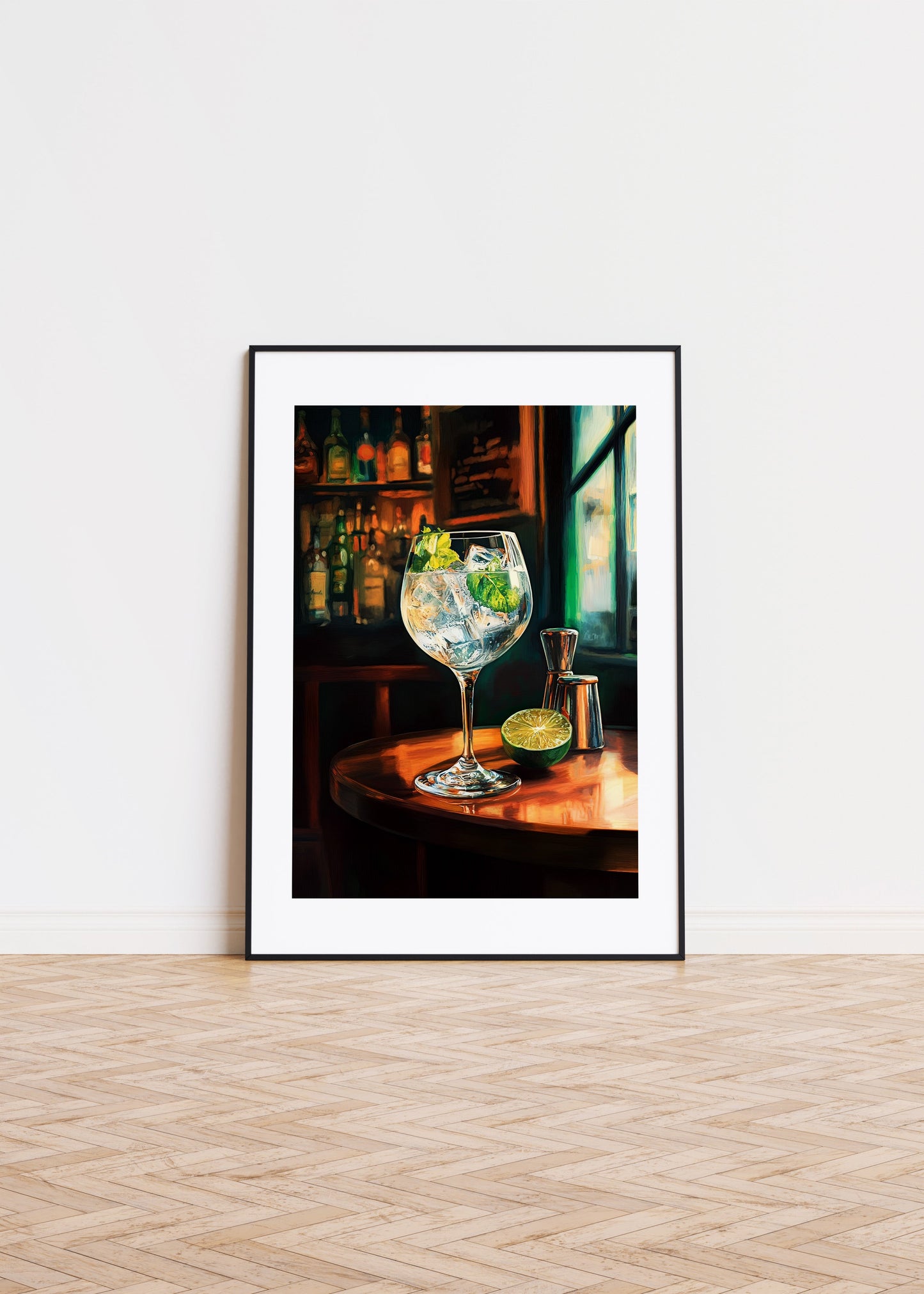 Gin Tonic in Bar