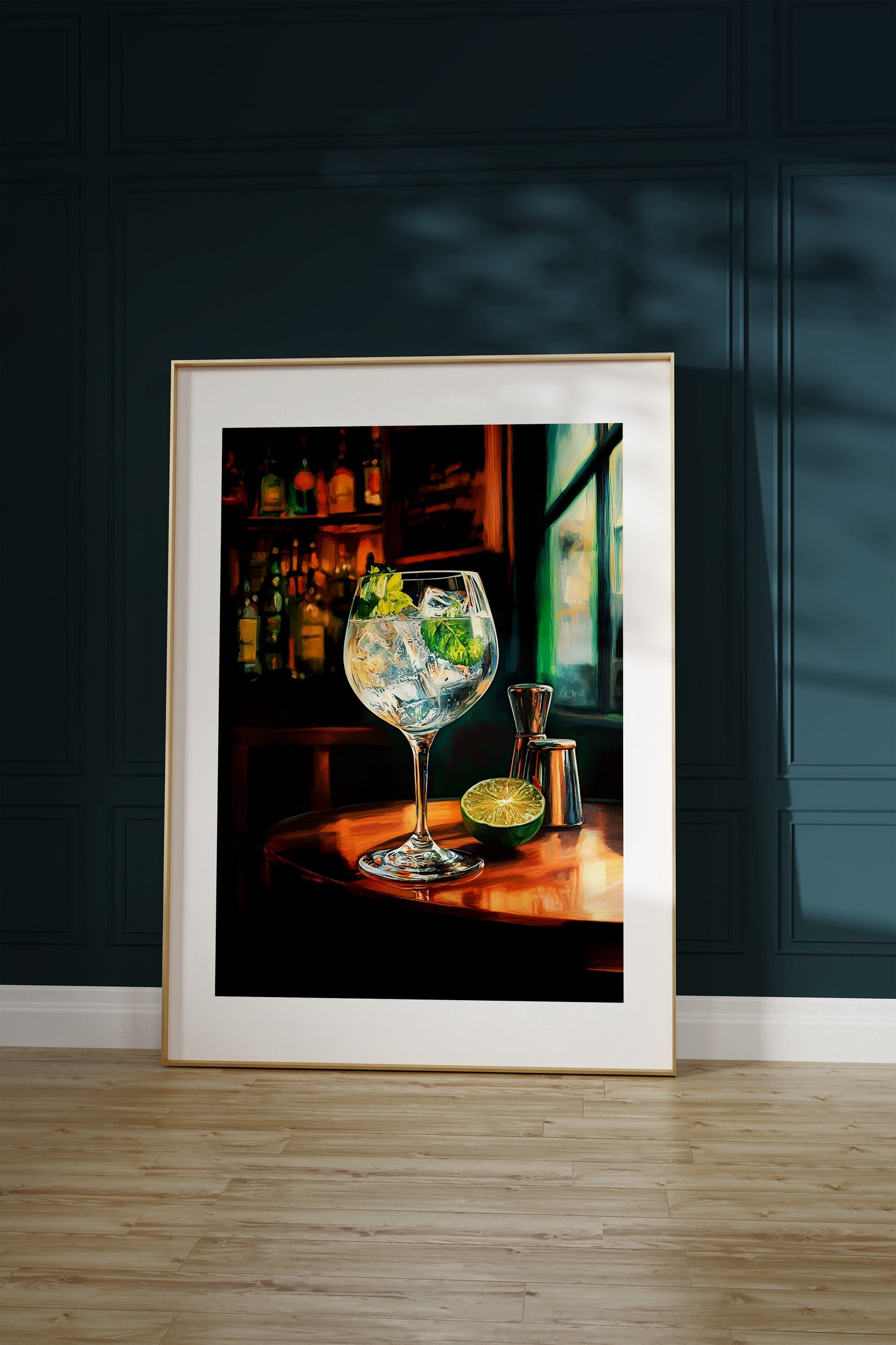 Gin Tonic in Bar