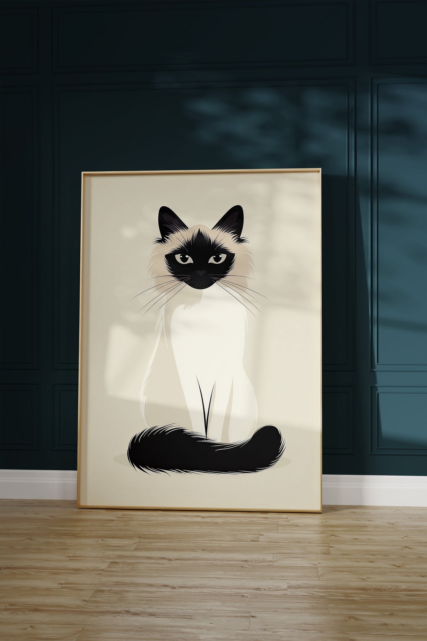 Illustration of a Birman cat 1
