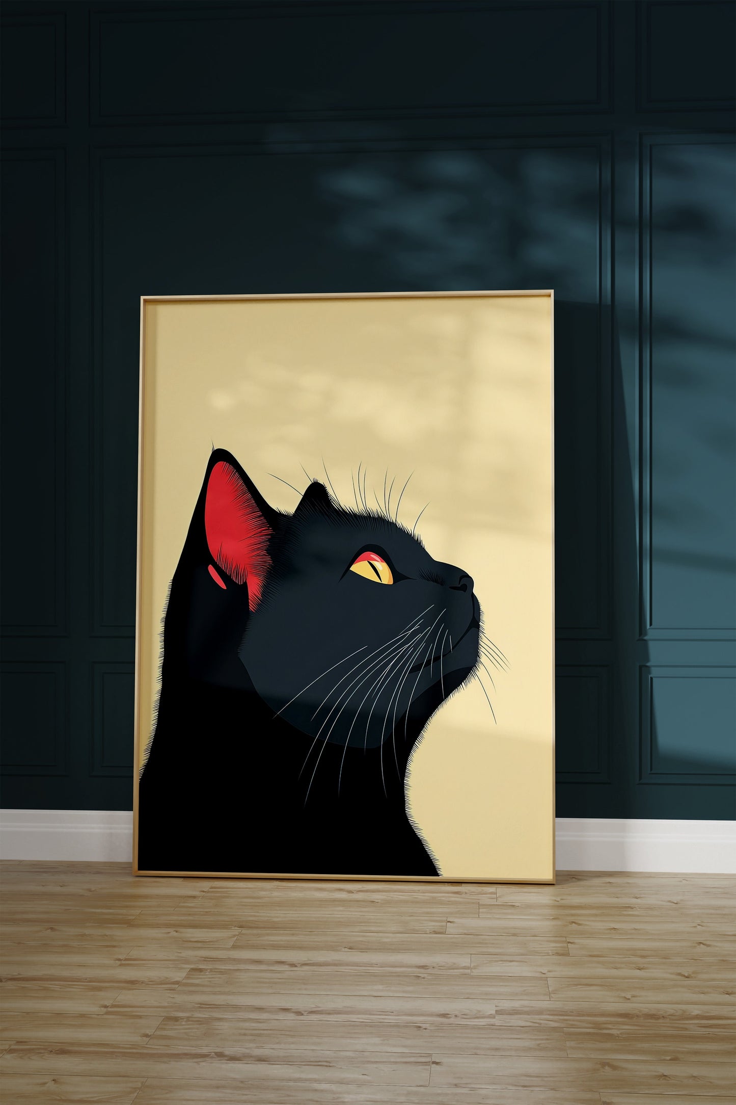 Illustration of a British Shorthair cat 1