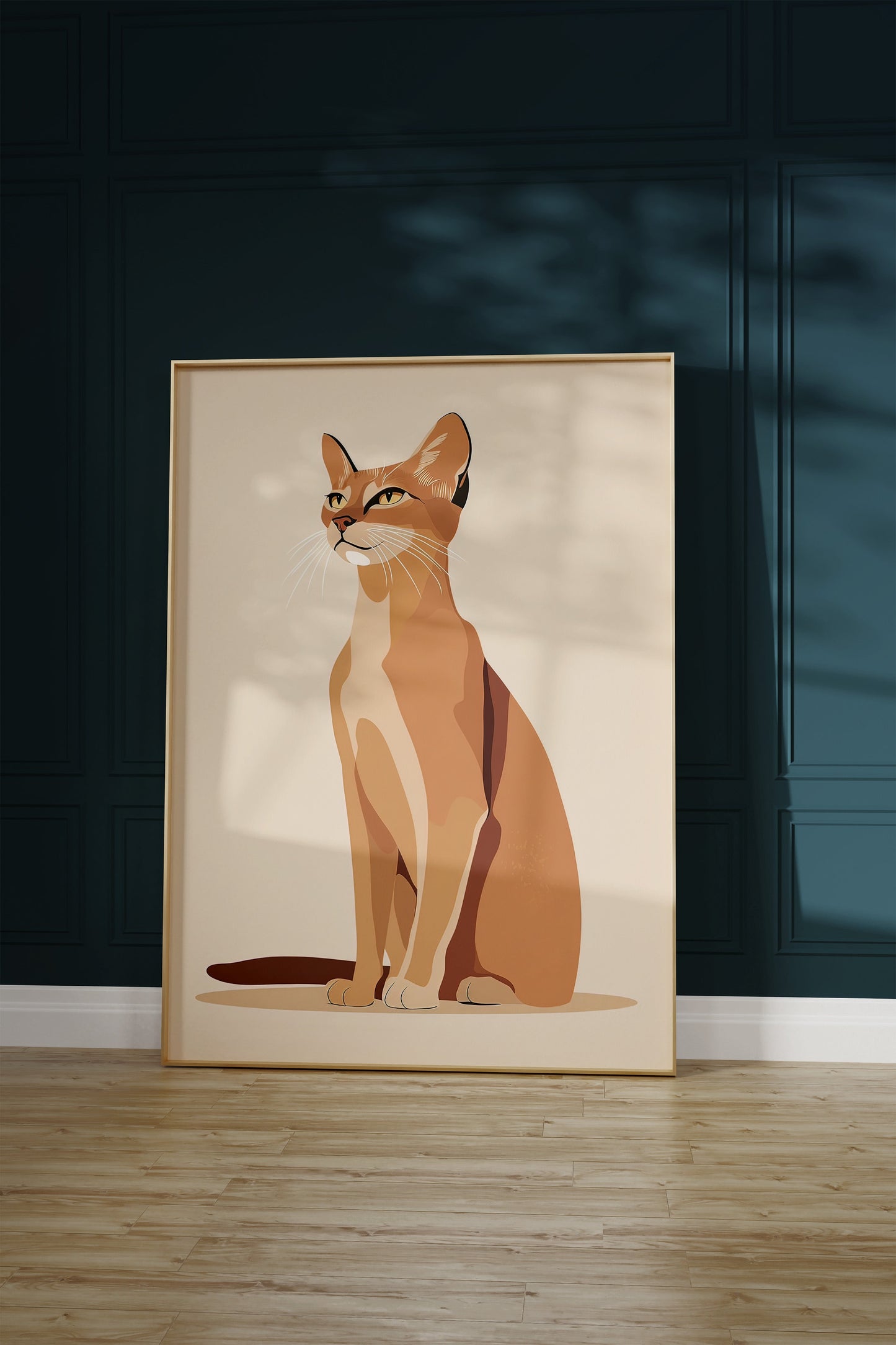 Illustration of a Chausie cat 2