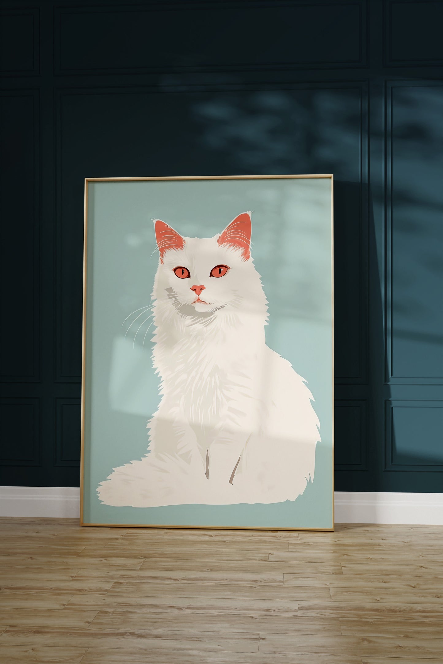 Illustration of a LaPerm cat 2