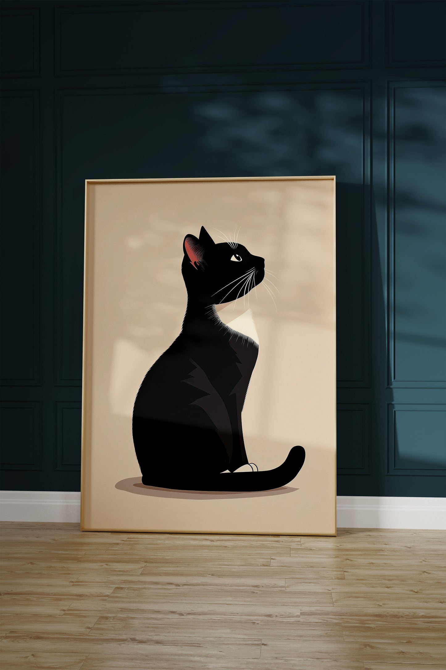 Illustration of a Manx cat